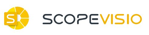 Durchblick gewinnen – Überblick behalten  mit Scopevisio ERP-Software für visionäre KMU Logo