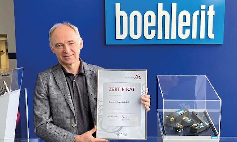 Boehlerit erhält erneut Leitbetriebe Austria-Zertifikat
